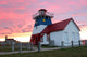 Grande Anse Lighthouse at sunset, New Brunswick Wall Mural