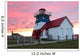 Grande Anse Lighthouse at sunset, New Brunswick Wall Mural