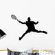 tennis player silhouettes Wall Decal