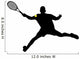 tennis player silhouettes Wall Decal