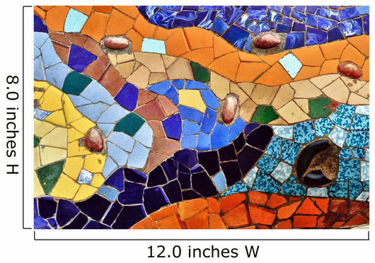 Detail Mosaic Guell Park