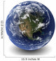 Rendering Earth with North Wall Decal