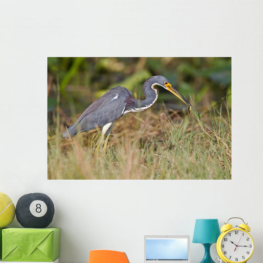 Erflogreicher Heron Wall Mural
