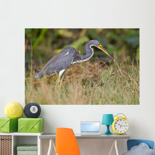 Erflogreicher Heron Wall Mural