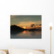 Loch Ness Monster in silhouette Wall Mural