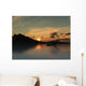 Loch Ness Monster in silhouette Wall Mural