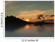 Loch Ness Monster in silhouette Wall Mural