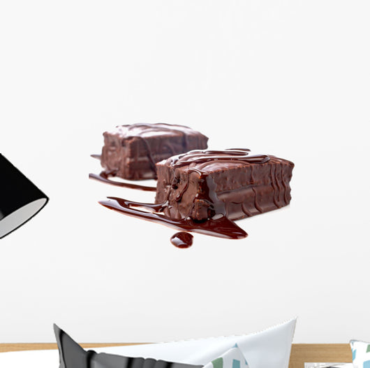 Two Chocolate Cakes With Syrup Wall Decal