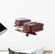 Two Chocolate Cakes With Syrup Wall Decal