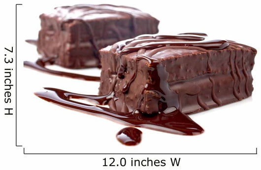 Two Chocolate Cakes With Syrup Wall Decal