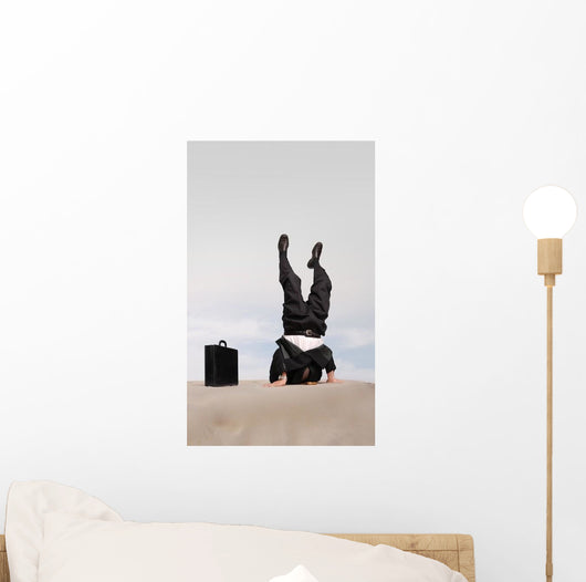 Head Sand Stand Wall Mural