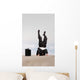 head in sand stand Wall Mural
