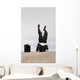 head in sand stand Wall Mural