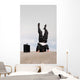 head in sand stand Wall Mural