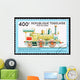 Togo Train Postage Stamp Wall Mural