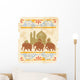 Indian elephants Wall Mural