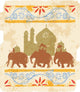 Indian elephants Wall Mural