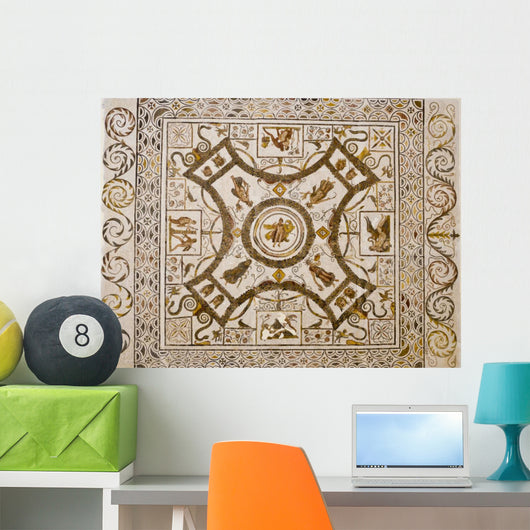 Roman Mosaic Wall Mural