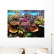corals in the aquarium Wall Mural