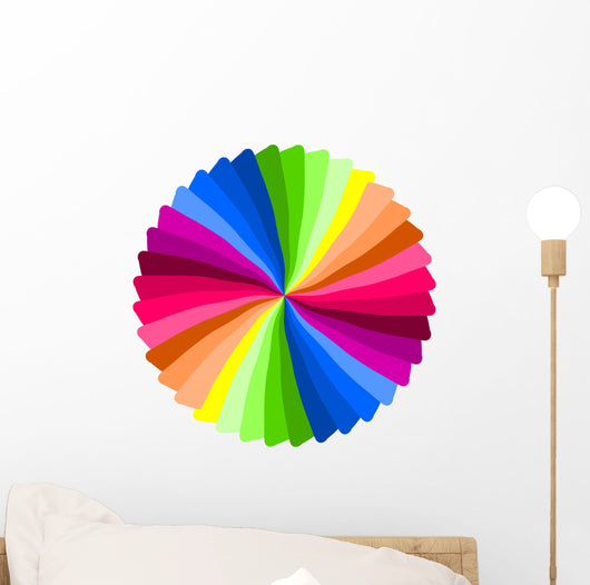 color spiral. Wall Decal