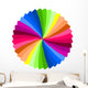 color spiral. Wall Decal