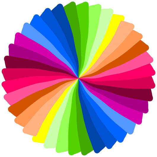 color spiral. Wall Decal