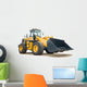 wheel loader excavator Wall Decal