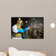 sandblast worker in the workshop Wall Mural