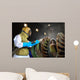 sandblast worker in the workshop Wall Mural