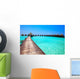 Maldives Villa on Piles on Water Wall Mural