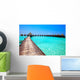 Maldives Villa on Piles on Water Wall Mural