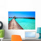 Maldives Villa on Piles on Water Wall Mural