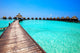 Maldives Villa on Piles on Water Wall Mural