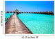 Maldives Villa on Piles on Water Wall Mural