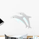 Two Dolphins Wall Mural