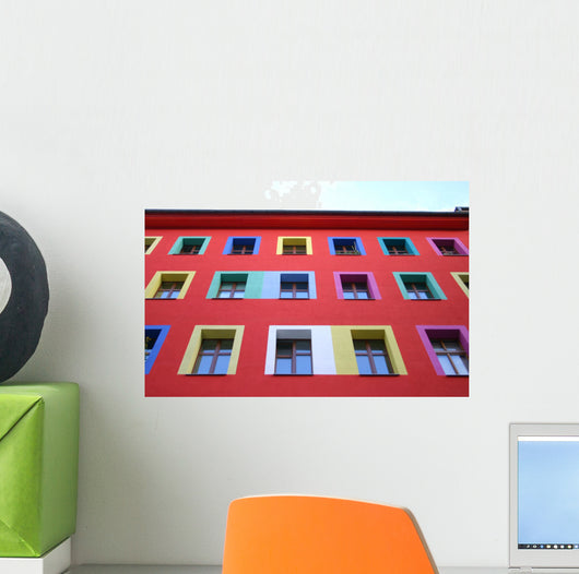 Happy Facade Wall Mural