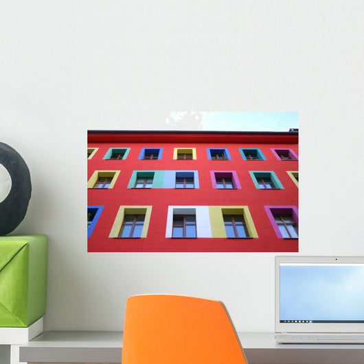Happy Facade Wall Mural