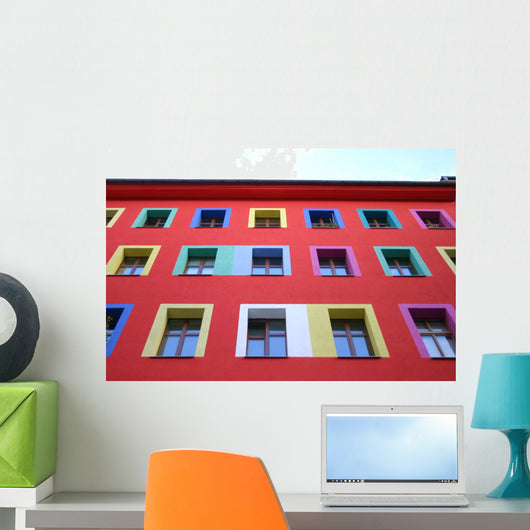 Happy Facade Wall Mural
