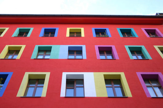 Happy Facade Wall Mural