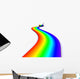 Brush Roller Paints Rainbow Wall Decal