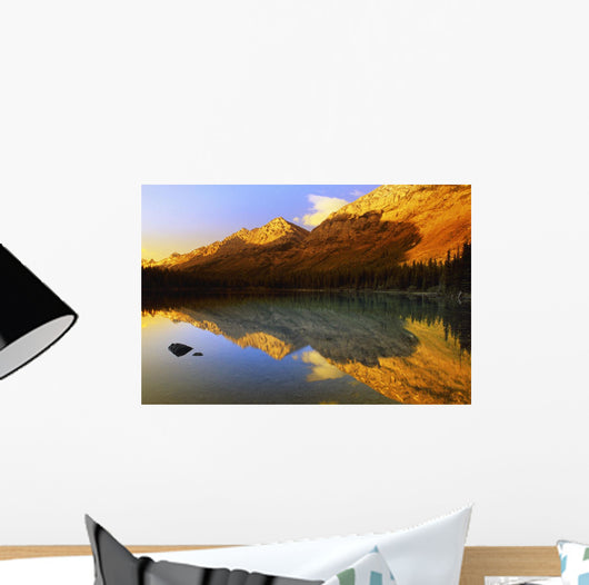 A Scenic Mountain Lake Wall Mural