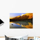 A Scenic Mountain Lake Wall Mural