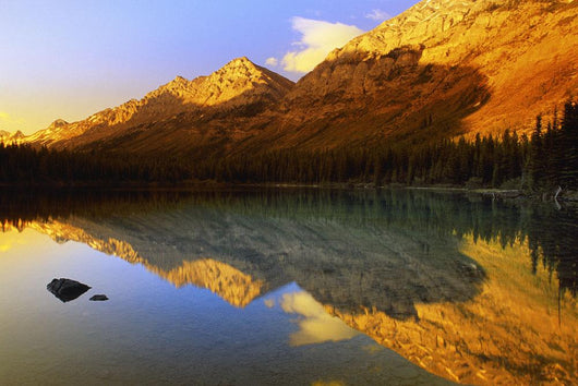 A Scenic Mountain Lake Wall Mural