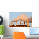 Factory with Smokestacks Wall Decal
