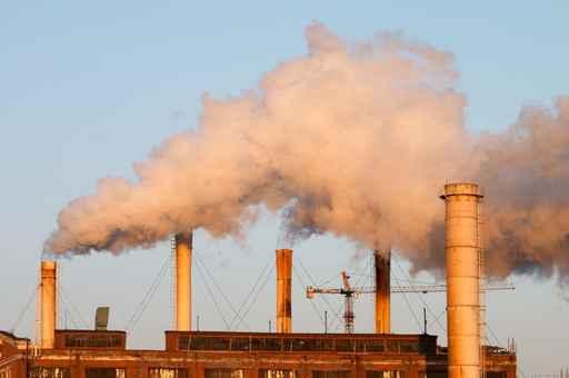 Factory with Smokestacks Wall Decal