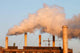 Factory with Smokestacks Wall Decal