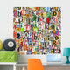 Digital collage Wall Mural