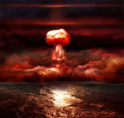 Explosion Nuclear Bomb Wall Decal