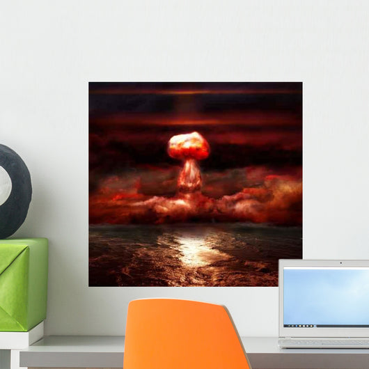 Explosion Nuclear Bomb Wall Decal