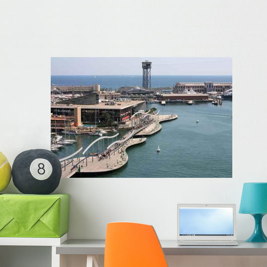 Barcelona Port Vell Wall Decal